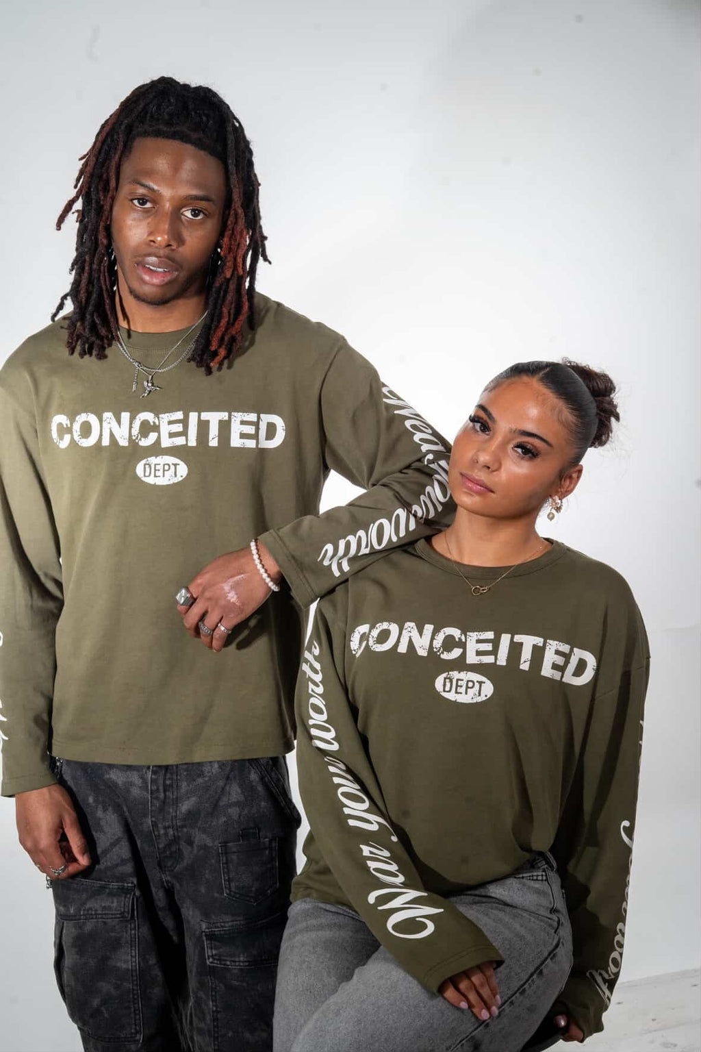 Green Conceited Dept Longsleeve
