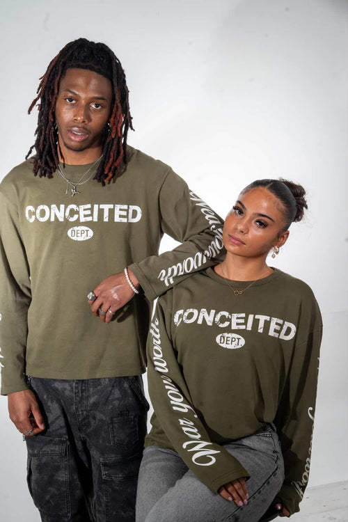 Green Conceited Dept Longsleeve